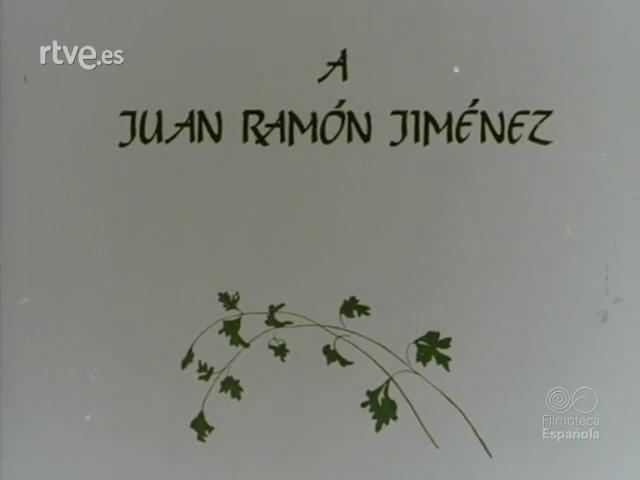 A Juan Ramón Jiménez (S)