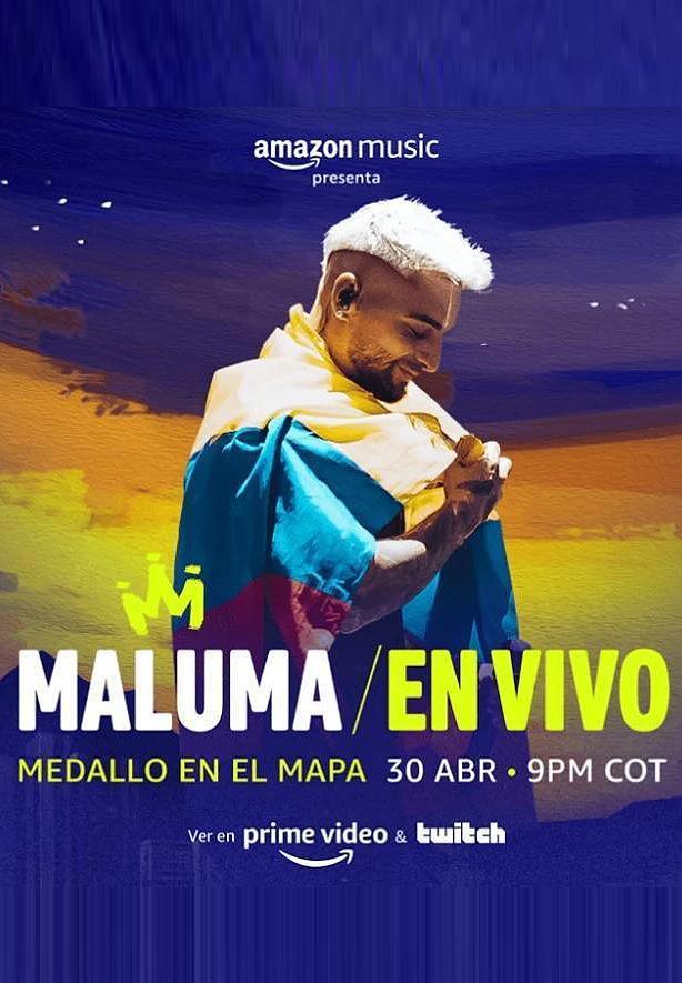 Maluma en vivo: Medallo en el Mapa