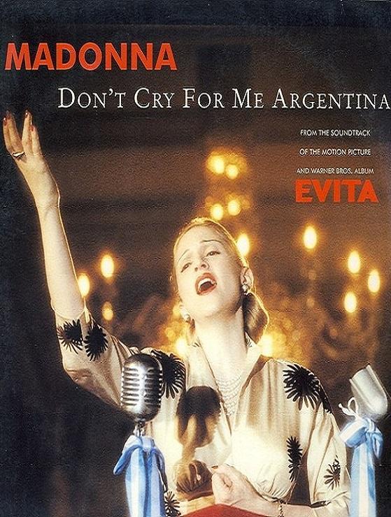 Madonna: Don't Cry for Me Argentina (Vídeo musical)