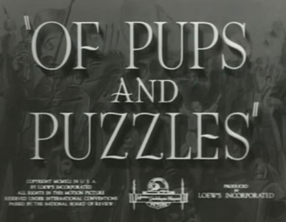 Of Pups and Puzzles (S)