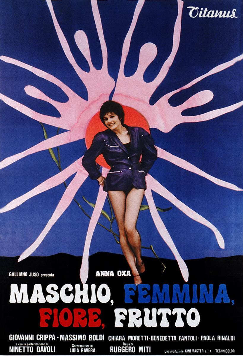 Maschio, femmina, fiore, frutto