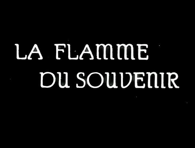 La flamme du souvenir (C)