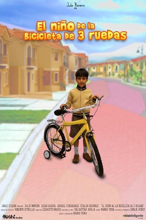 El niño de la bicicleta de 3 ruedas (S)