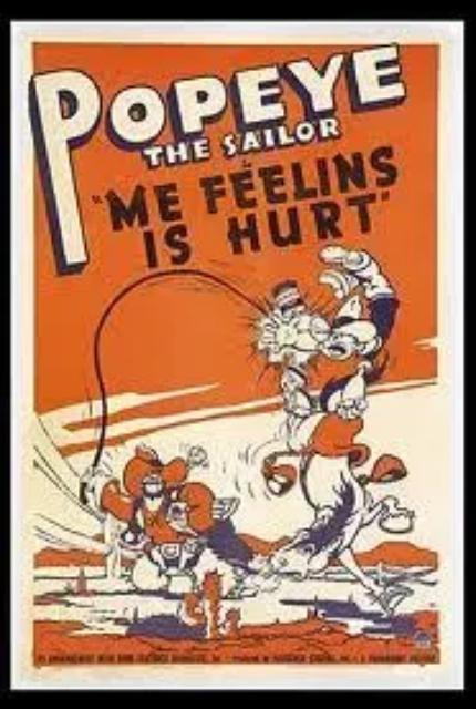 Popeye the Sailor: Me Feelins Is Hurt (S)