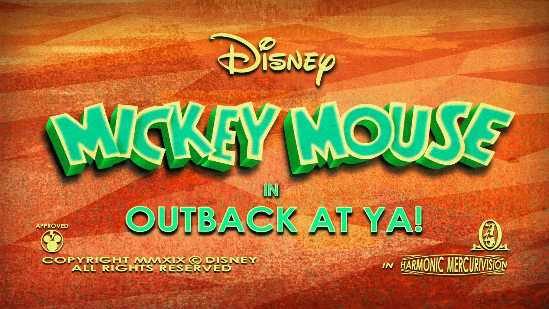 Mickey Mouse: Outback at Ya! (TV) (S)