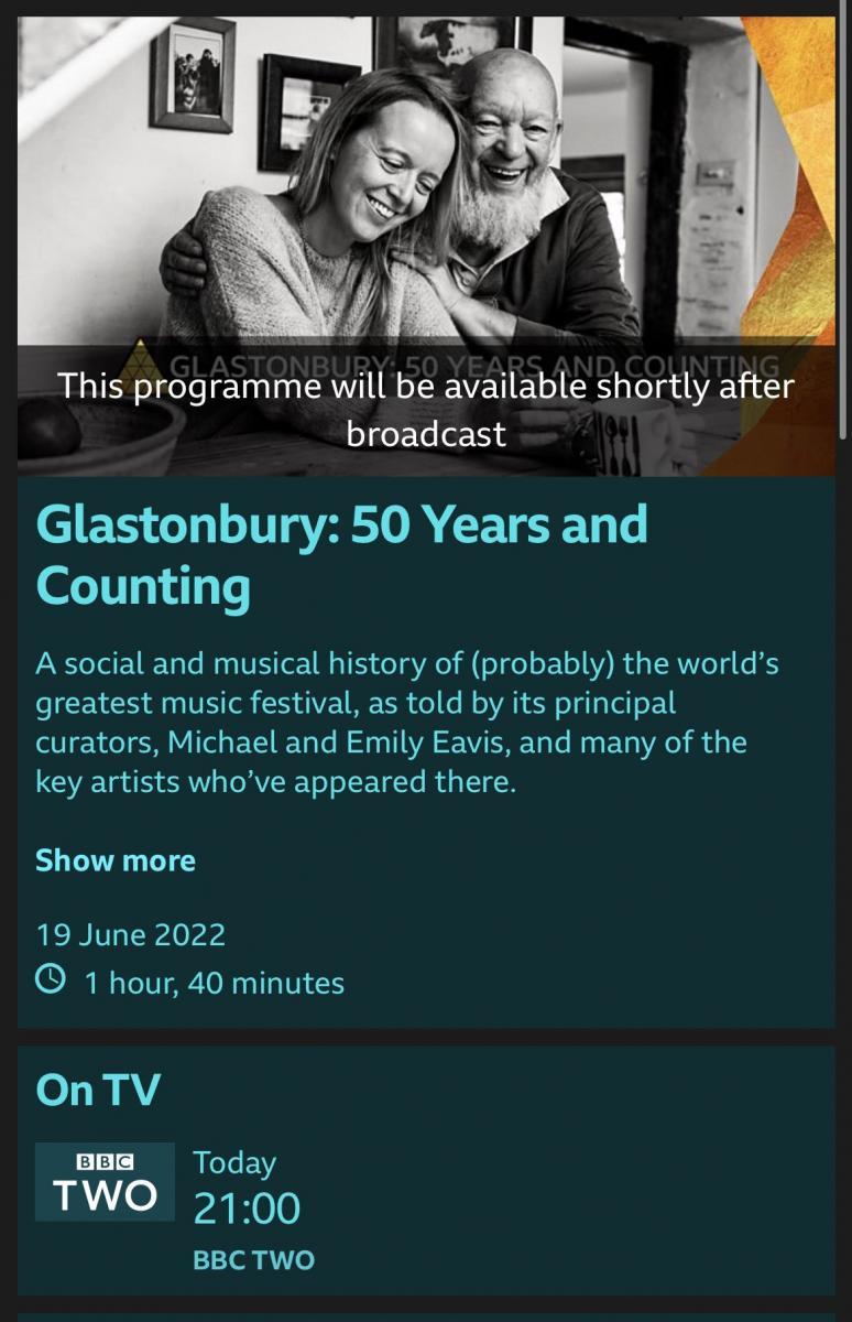 Glastonbury: 50 Years and Counting