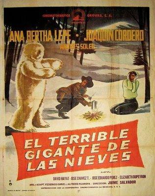 El terrible gigante de las nieves