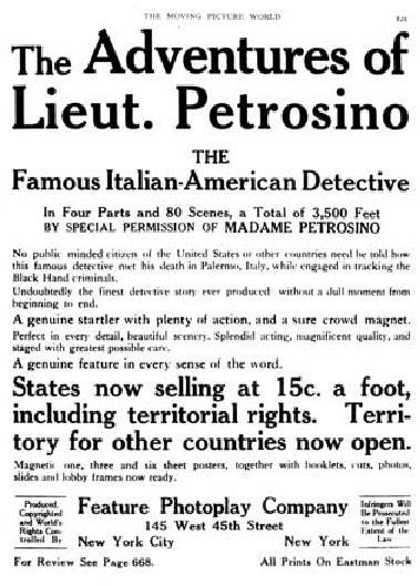 The Adventures of Lieutenant Petrosino