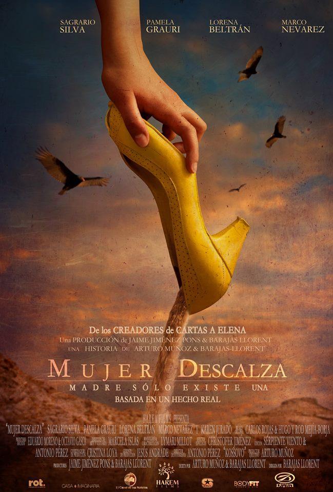 Mujer descalza