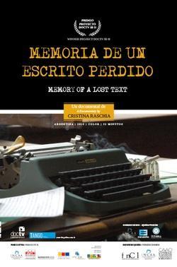 Memoria de un escrito perdido