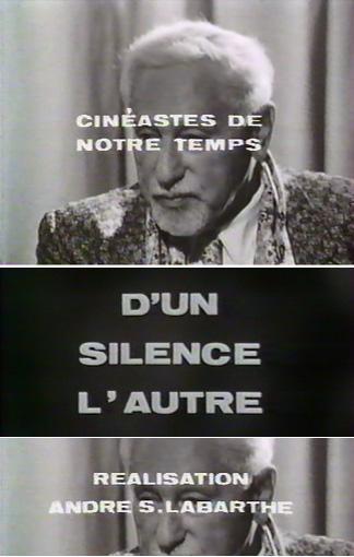 Cinéastes de notre temps: D'un silence l'autre - Josef von Sternberg (TV)