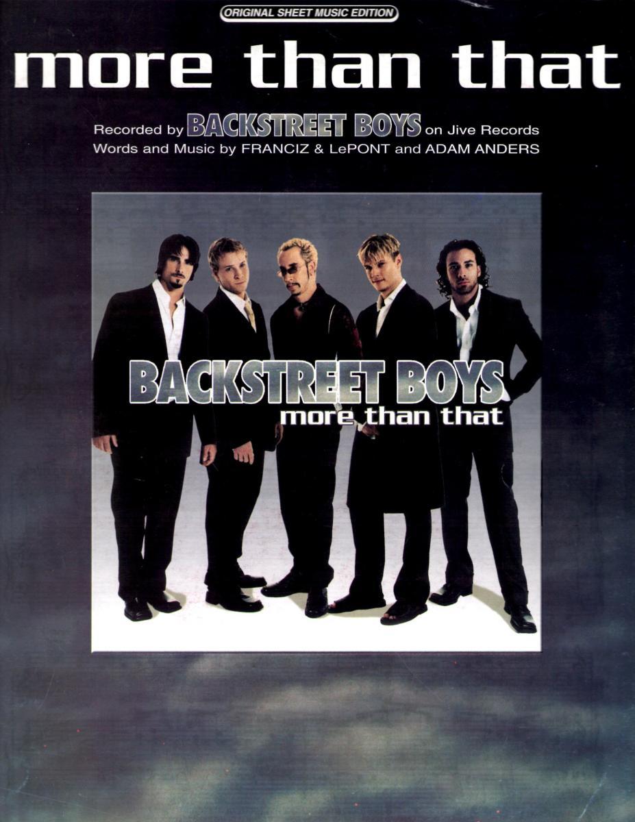 Backstreet Boys: More Than That (Vídeo musical)