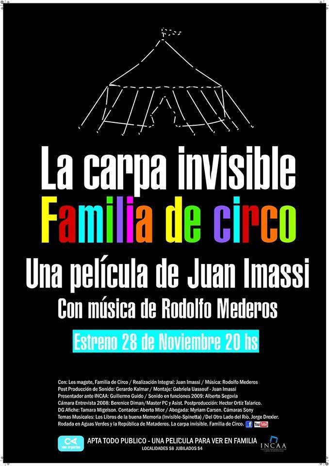 La carpa invisible. Familia de circo