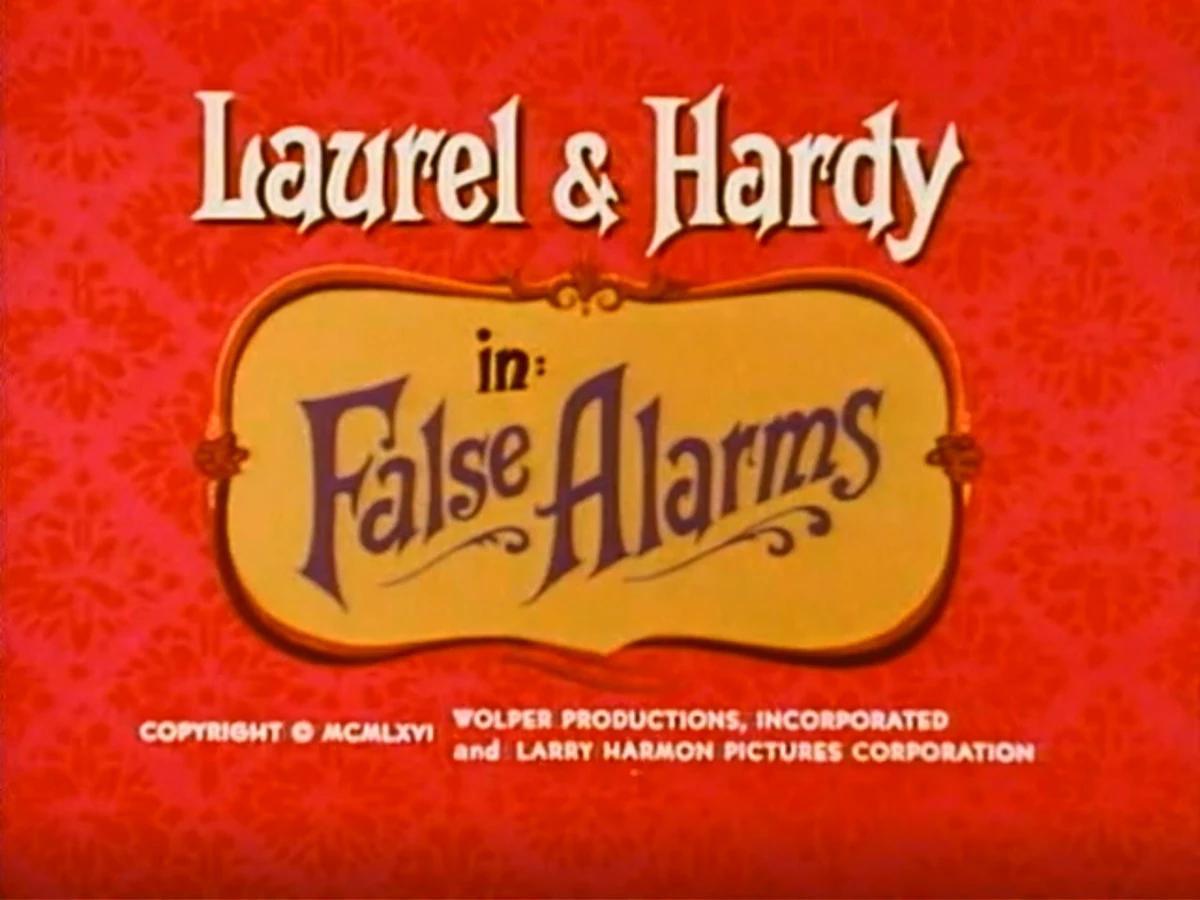 A Laurel and Hardy Cartoon: False Alarms (S)