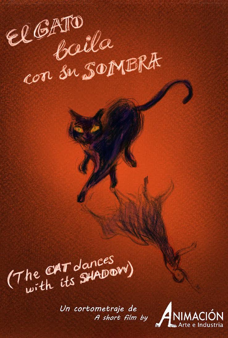 El gato baila con su sombra (C)